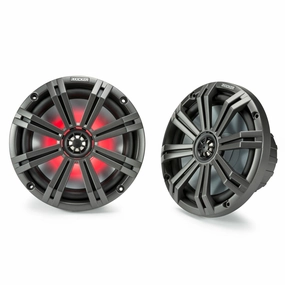 Kicker 45KM84L 8" LED Marine Coaxial Speakers - Pair Marine speakers & subwoofers,Boat Audio,Nautical Sound Systems