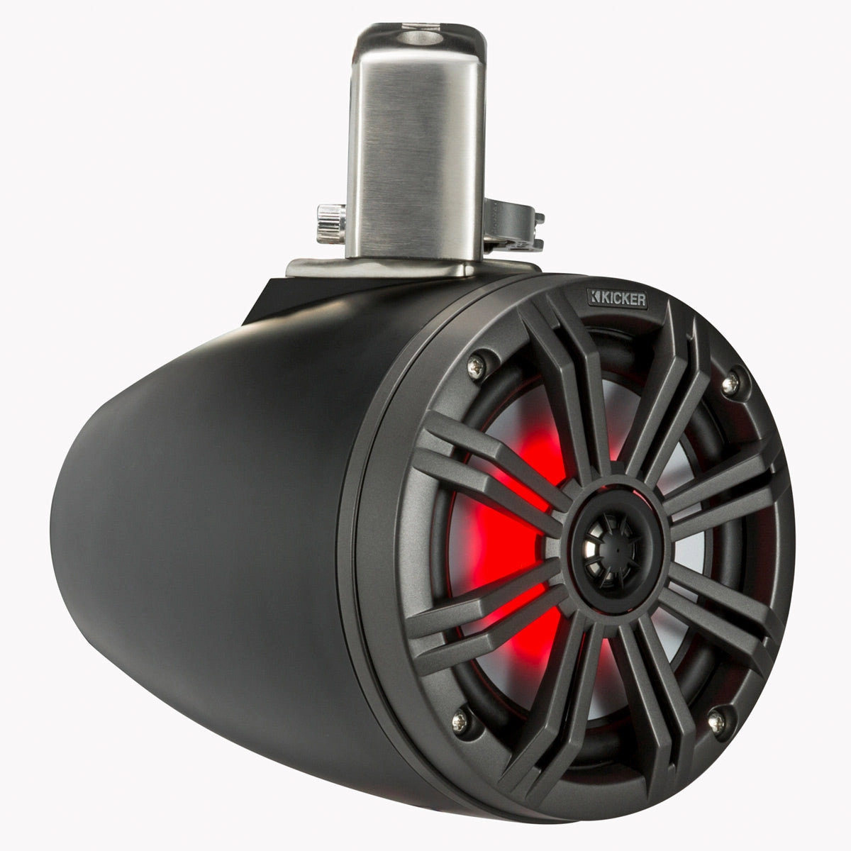 Kicker 45KMTC65 6-1/2" Marine Coaxial Tower System - Pair (Charcoal)