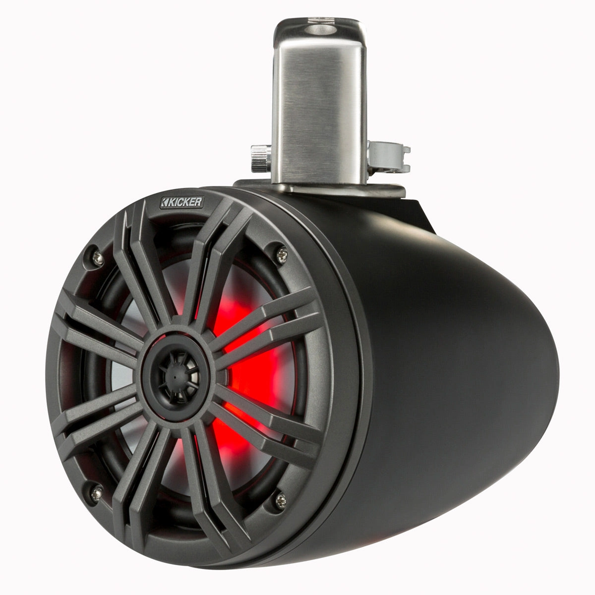 Kicker 45KMTC65 6-1/2" Marine Coaxial Tower System - Pair (Charcoal)
