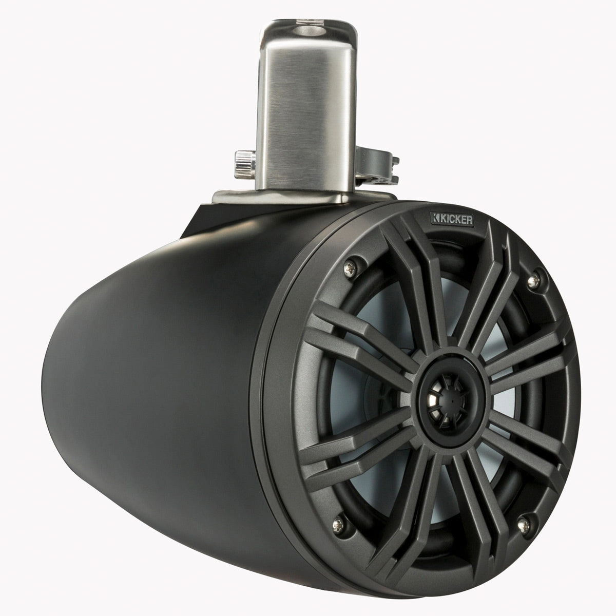 Kicker 45KMTC65 6-1/2" Marine Coaxial Tower System - Pair (Charcoal)