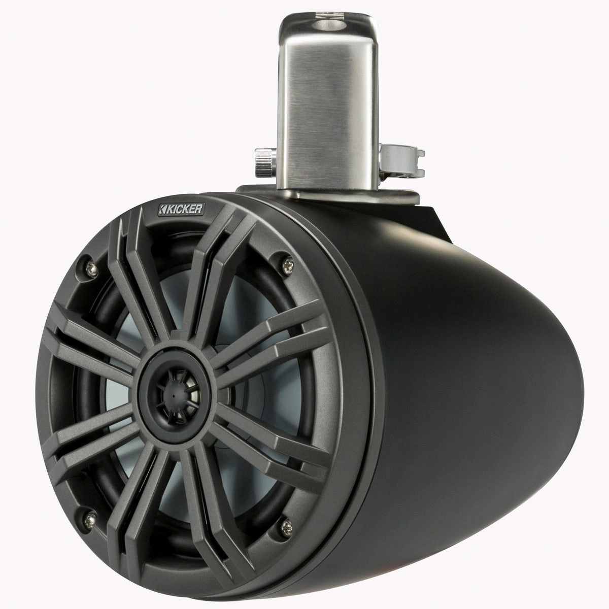Kicker 45KMTC65 6-1/2" Marine Coaxial Tower System - Pair (Charcoal)