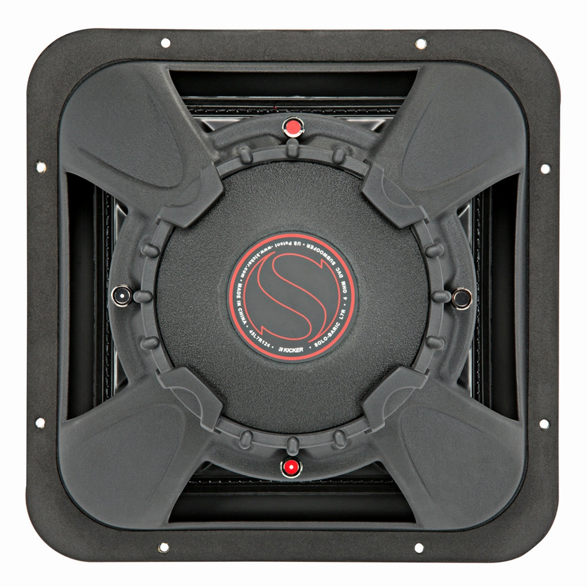 Kicker 45L7R104 10" L7R Square 4-Ohm DVC Subwoofer Closed Back Headphones,Noise-isolating Headphones,Sealed Cans