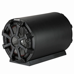 Kicker 46CWTB102 10" 2-Ohm TB-Series Subwoofer Enclosure w/ Passive Radiator