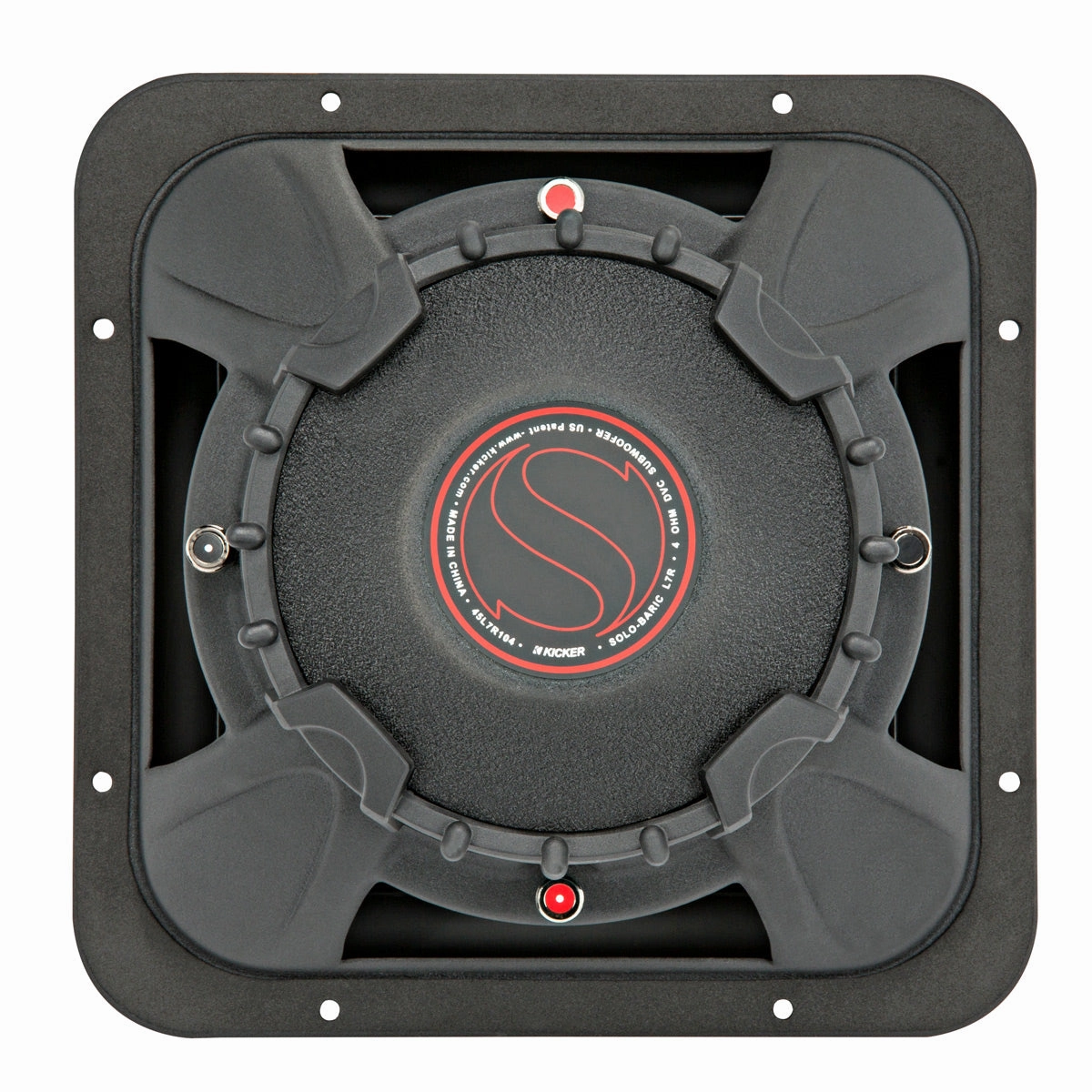 Kicker 46L7T124 12" Solo-Baric L7T Shallow-Mount Dual 4-Ohm Voice Coil Subwoofer