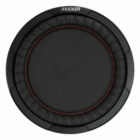 Kicker 47KBRW10 10" Bass ReFLEX Passive Radiator Closed Back Headphones,Noise-isolating Headphones,Sealed Cans