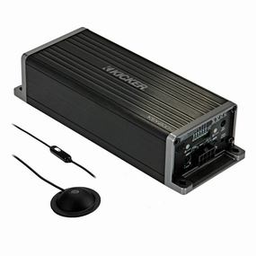 Kicker 47KEY2004 4-Channel Full-Range Compact Amplifier with Start/Stop Capability Car amplifiers & processors,Car Audio Amps,Vehicle Sound Systems