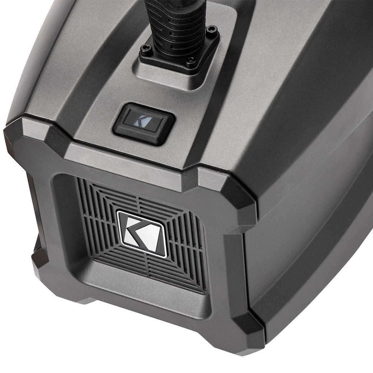 Kicker 48BTCAN65 PowerCan 6.5" Waterproof Powered Bluetooth Speakers with LED Lighting & Wired Remote - Pair