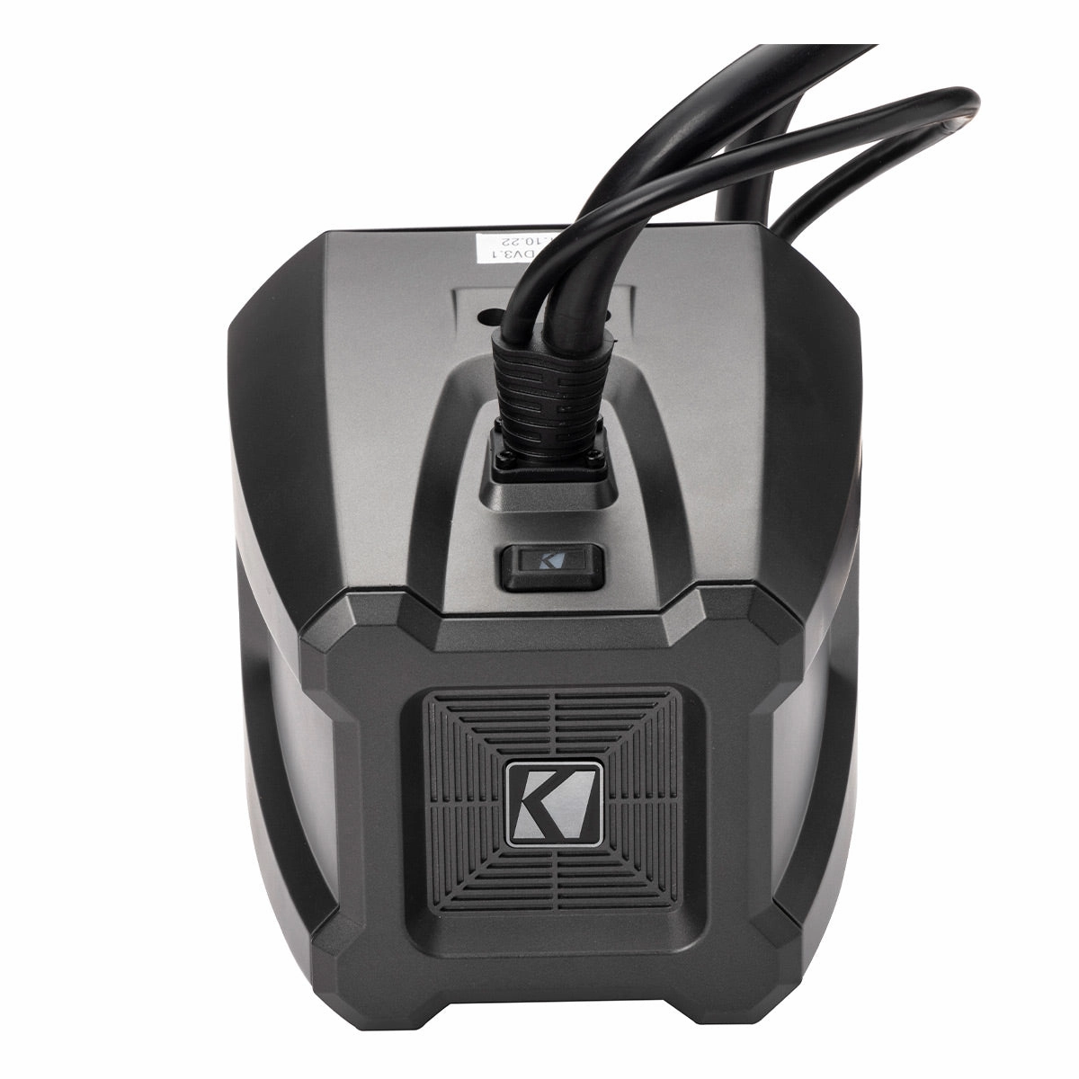 Kicker 48BTCAN65 PowerCan 6.5" Waterproof Powered Bluetooth Speakers with LED Lighting & Wired Remote - Pair