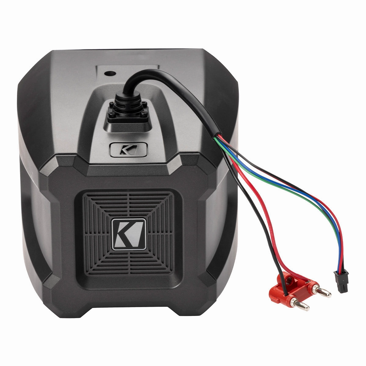 Kicker 48BTCAN65 PowerCan 6.5" Waterproof Powered Bluetooth Speakers with LED Lighting & Wired Remote - Pair