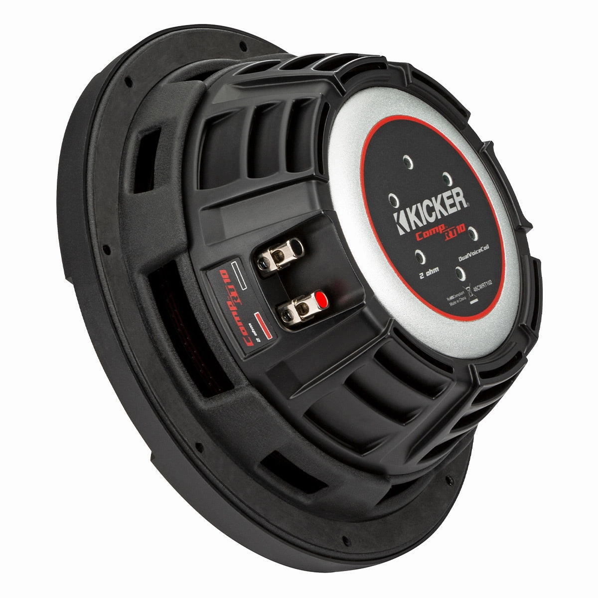 Kicker 48CWR102 CompR 10" 2-Ohm DVC Subwoofer