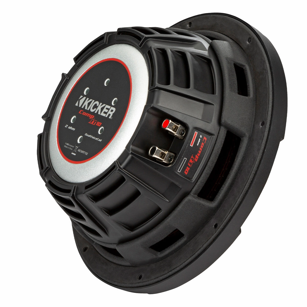 Kicker 48CWR102 CompR 10" 2-Ohm DVC Subwoofer