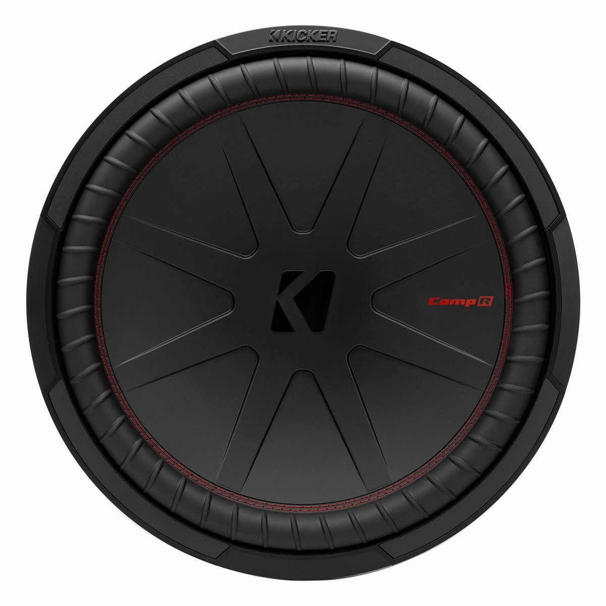 Kicker 48CWR152 CompR 15" 2-Ohm DVC Subwoofer Closed Back Headphones,Noise-isolating Headphones,Sealed Cans