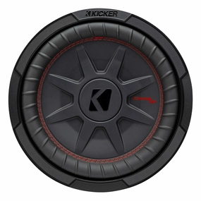 Kicker 48CWRT104 CompRT 10" 4-Ohm DVC Subwoofer Closed Back Headphones,Noise-isolating Headphones,Sealed Cans