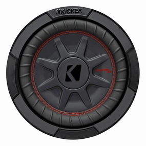 Kicker 48CWRT82 CompRT 8" 2-Ohm DVC Subwoofer Closed Back Headphones,Noise-isolating Headphones,Sealed Cans
