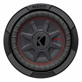 Kicker 48CWRT84 CompRT 8" 4-Ohm DVC Subwoofer Closed Back Headphones,Noise-isolating Headphones,Sealed Cans