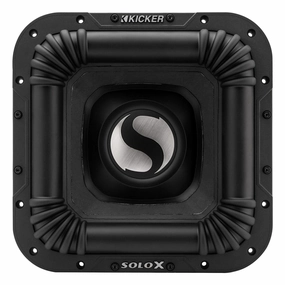 Kicker 49L7X102 SoloX L7X 10" 2-Ohm Subwoofer Closed Back Headphones,Noise-isolating Headphones,Sealed Cans