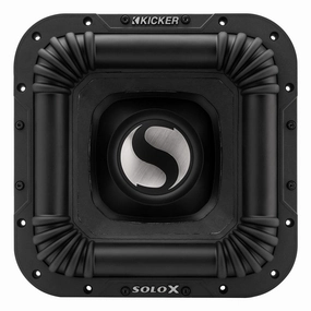 Kicker 49L7X122 SoloX L7X 12" 2-Ohm Subwoofer Closed Back Headphones,Noise-isolating Headphones,Sealed Cans