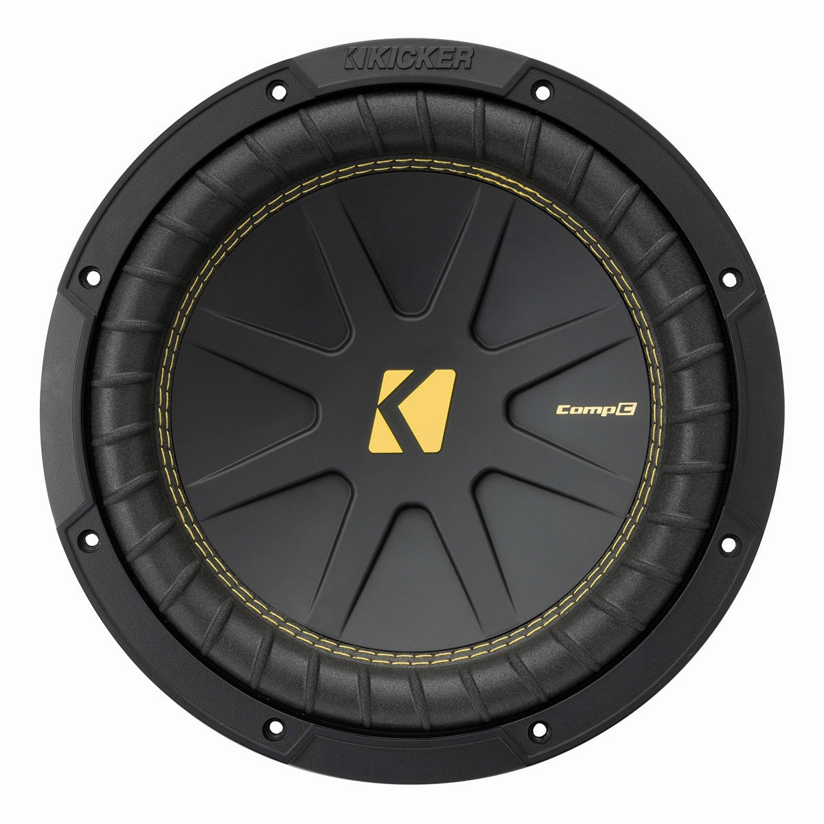 Kicker 50CWCD104 10" 4-Ohm DVC CompC Subwoofer Closed Back Headphones,Noise-isolating Headphones,Sealed Cans
