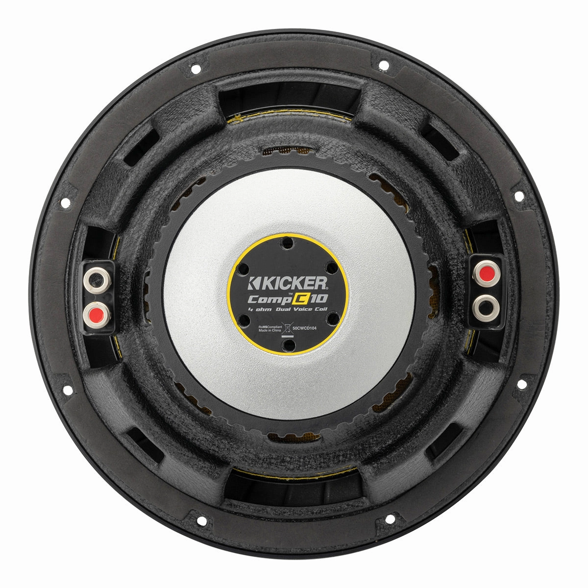 Kicker 50CWCD104 10" 4-Ohm DVC CompC Subwoofer