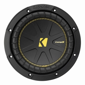 Kicker 50CWCS84 8" 4-Ohm SVC CompC Subwoofer Closed Back Headphones,Noise-isolating Headphones,Sealed Cans
