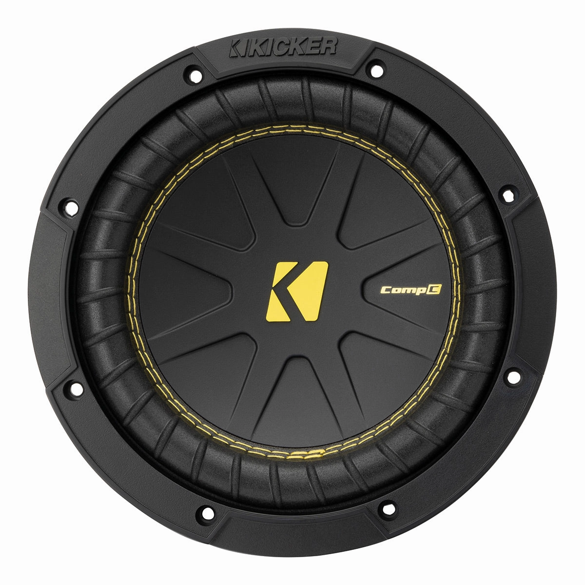 Kicker 50CWCS84 8" 4-Ohm SVC CompC Subwoofer Closed Back Headphones,Noise-isolating Headphones,Sealed Cans