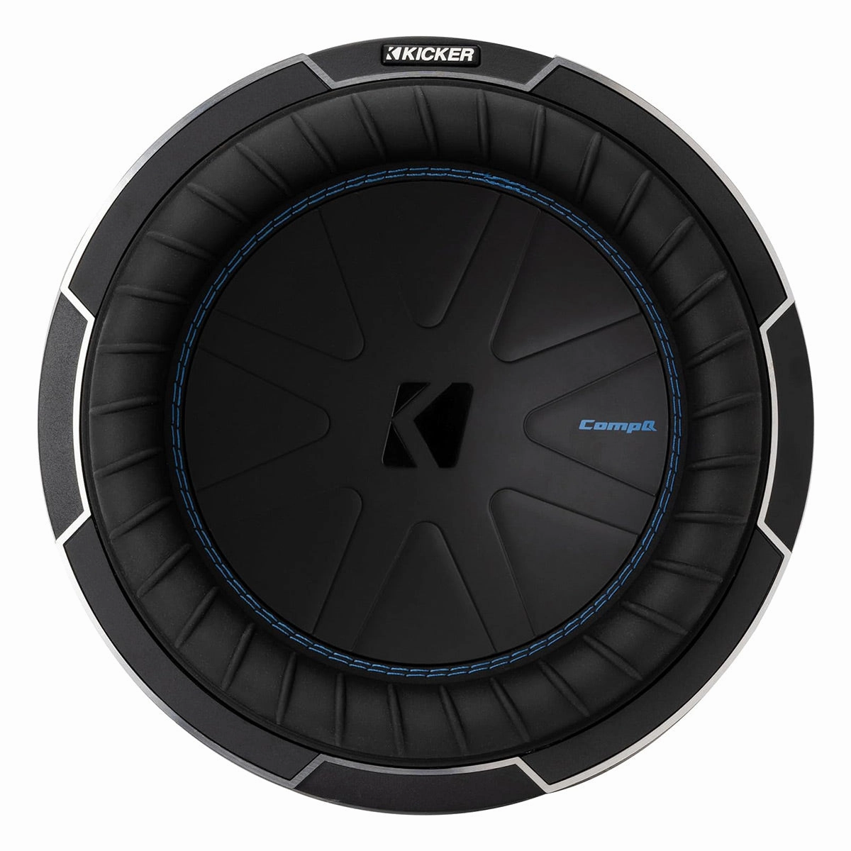 Kicker 51CWQ102 CompQ 10&rdquo; 2-Ohm Subwoofer Closed Back Headphones,Noise-isolating Headphones,Sealed Cans