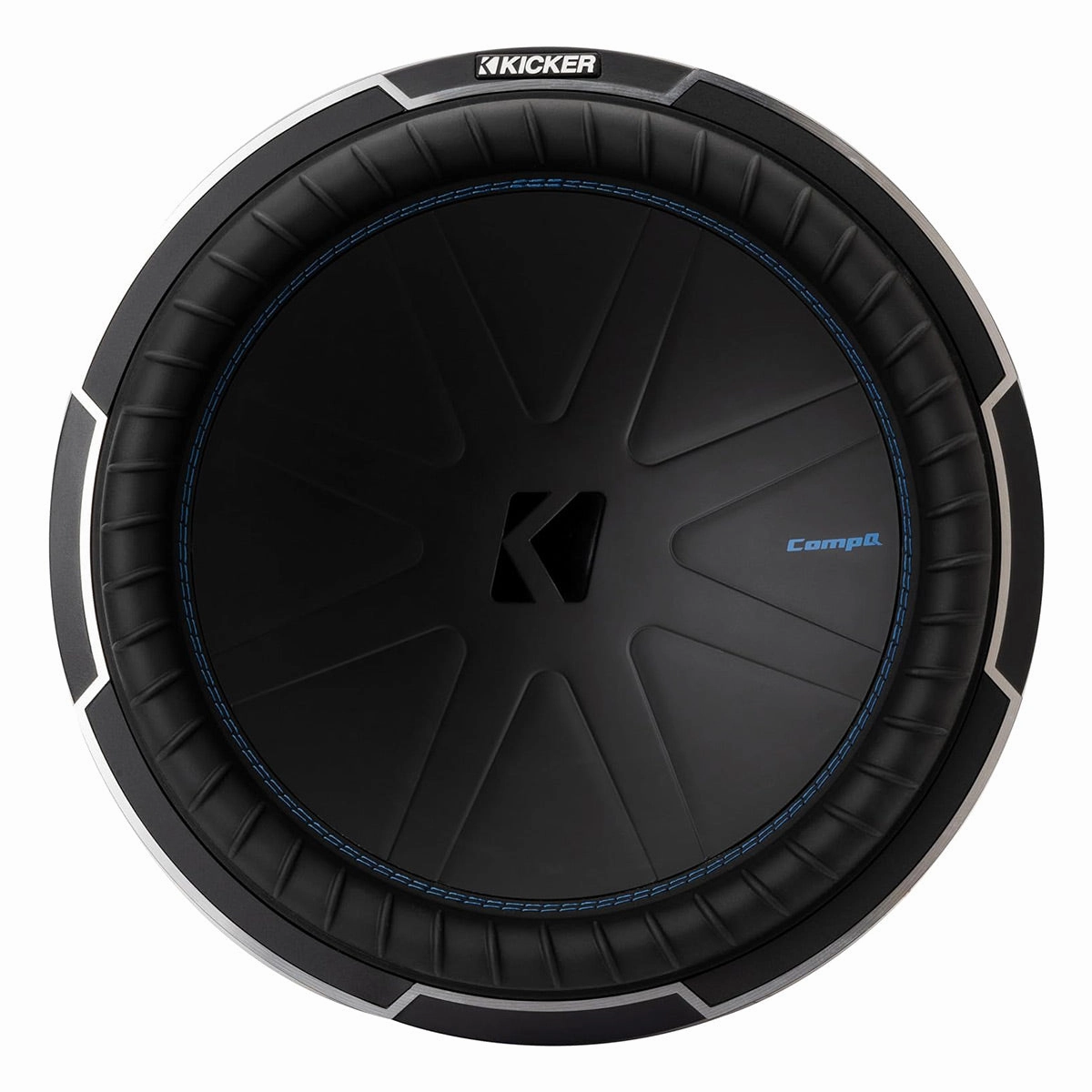 Kicker 51CWQ122 CompQ 12&rdquo; 2-Ohm Subwoofer Closed Back Headphones,Noise-isolating Headphones,Sealed Cans