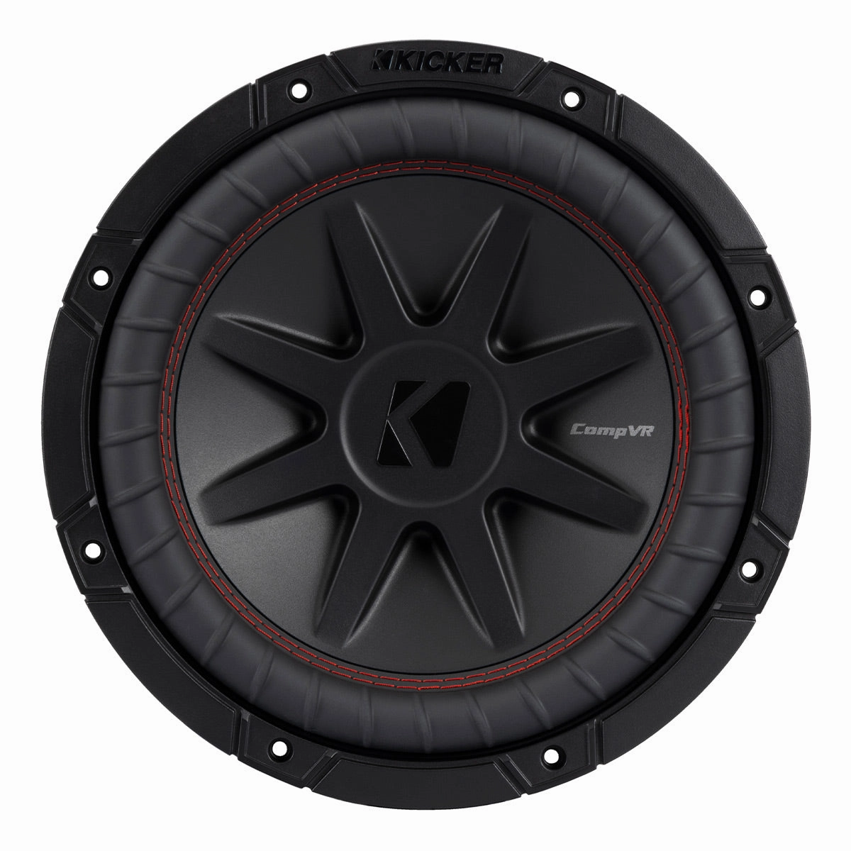 Kicker 52CVR104 10" CompVR 4-Ohm Subwoofer Closed Back Headphones,Noise-isolating Headphones,Sealed Cans
