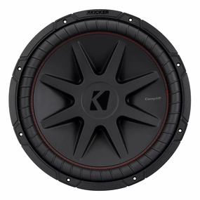 Kicker 52CVR152 15" CompVR 2-Ohm Subwoofer Closed Back Headphones,Noise-isolating Headphones,Sealed Cans