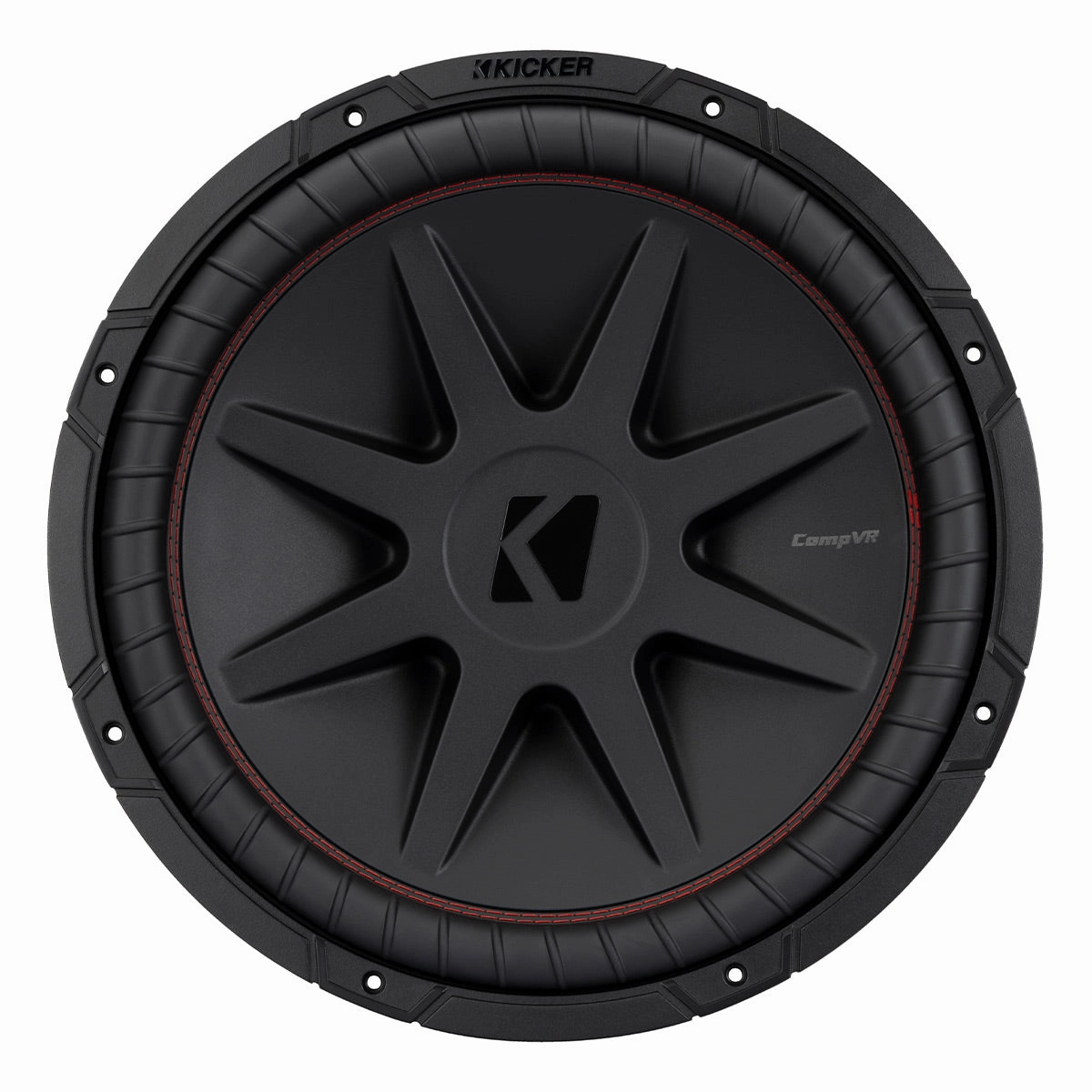 Kicker 52CVR154 15" CompVR 4-Ohm Subwoofer Closed Back Headphones,Noise-isolating Headphones,Sealed Cans