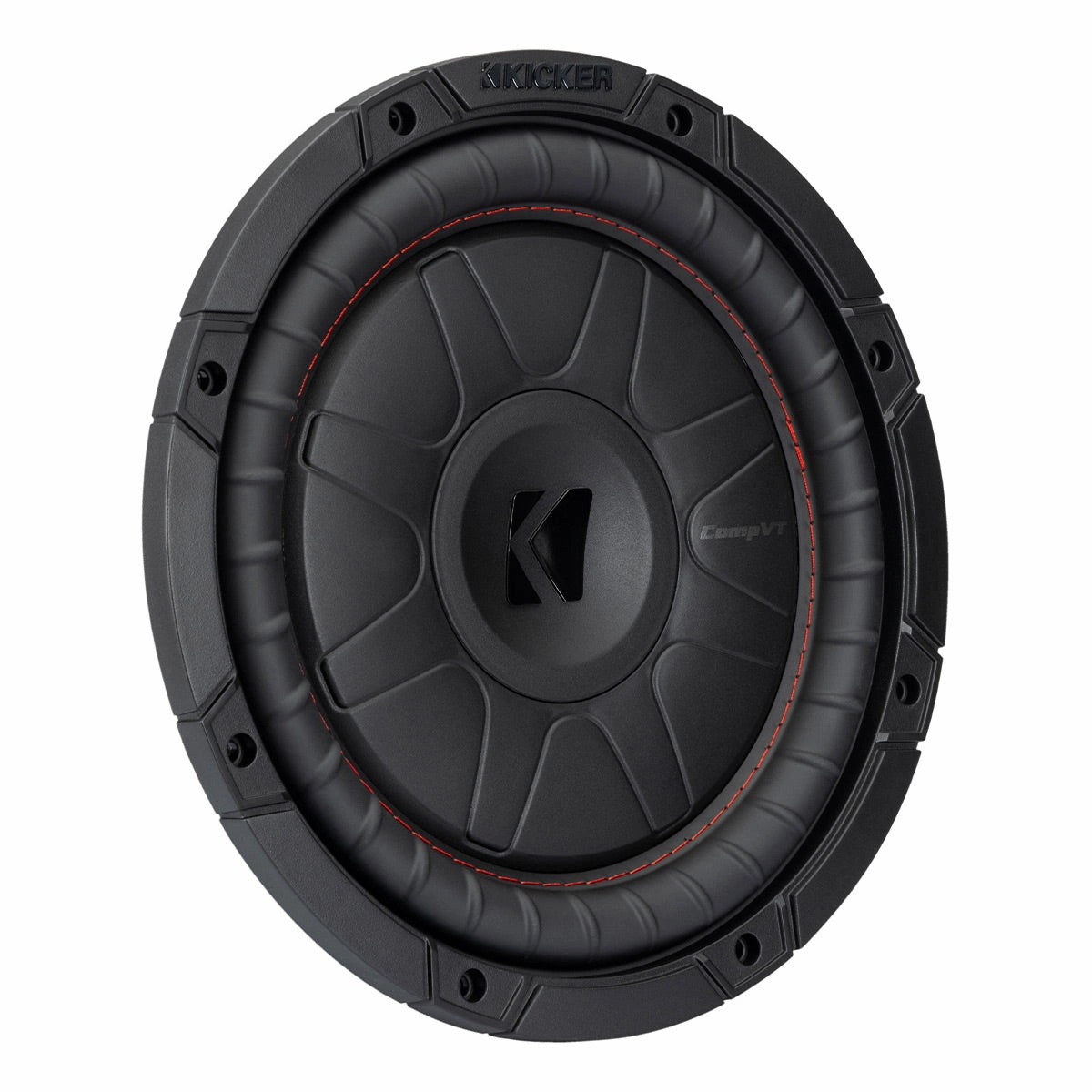 Kicker 52CVT102 10" CompVT Slim 2-Ohm Subwoofer