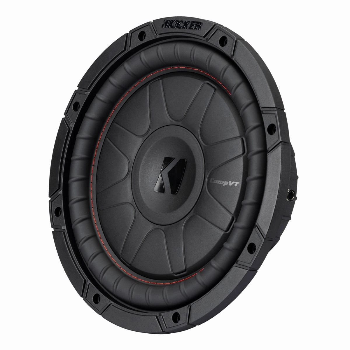 Kicker 52CVT102 10" CompVT Slim 2-Ohm Subwoofer