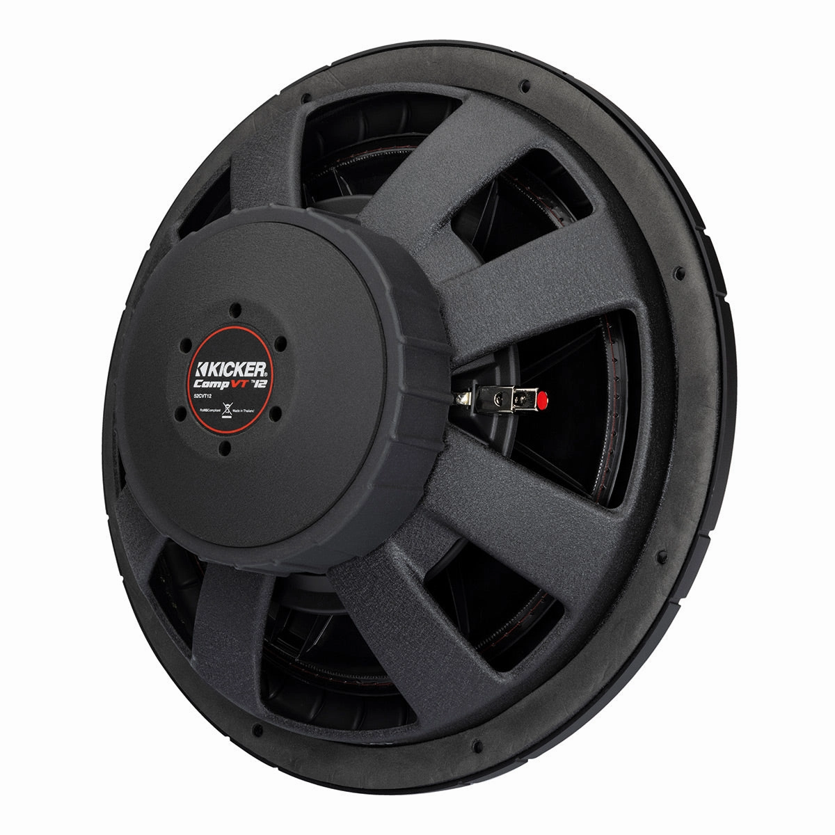 Kicker 52CVT122 12" CompVT Slim 2-Ohm Subwoofer