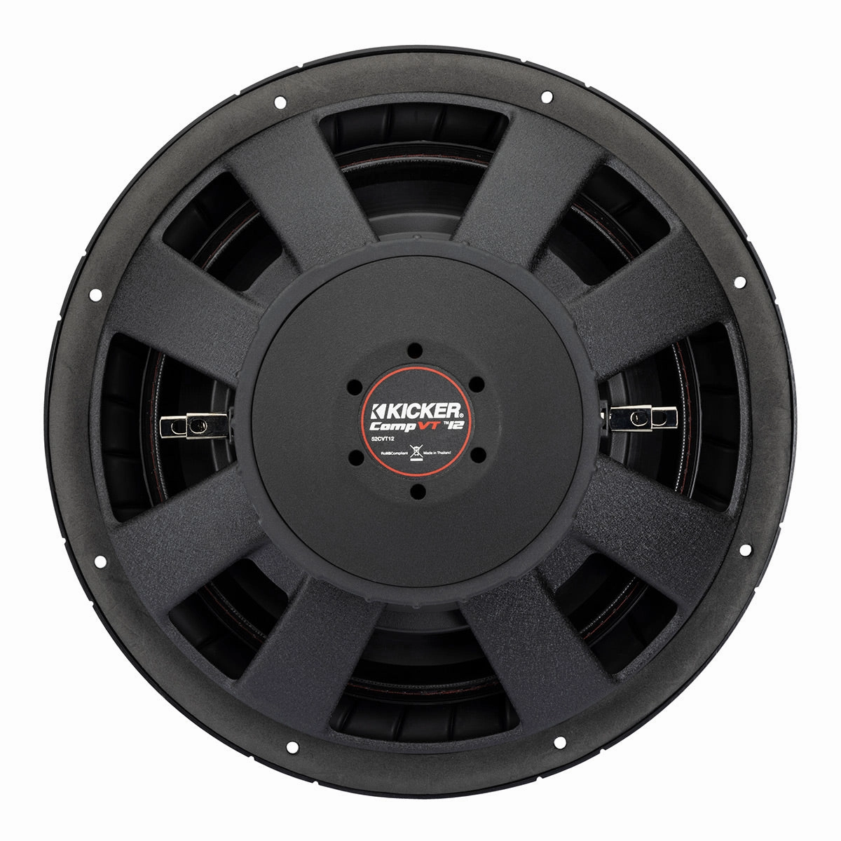 Kicker 52CVT124 12" CompVT Slim 4-Ohm Subwoofer