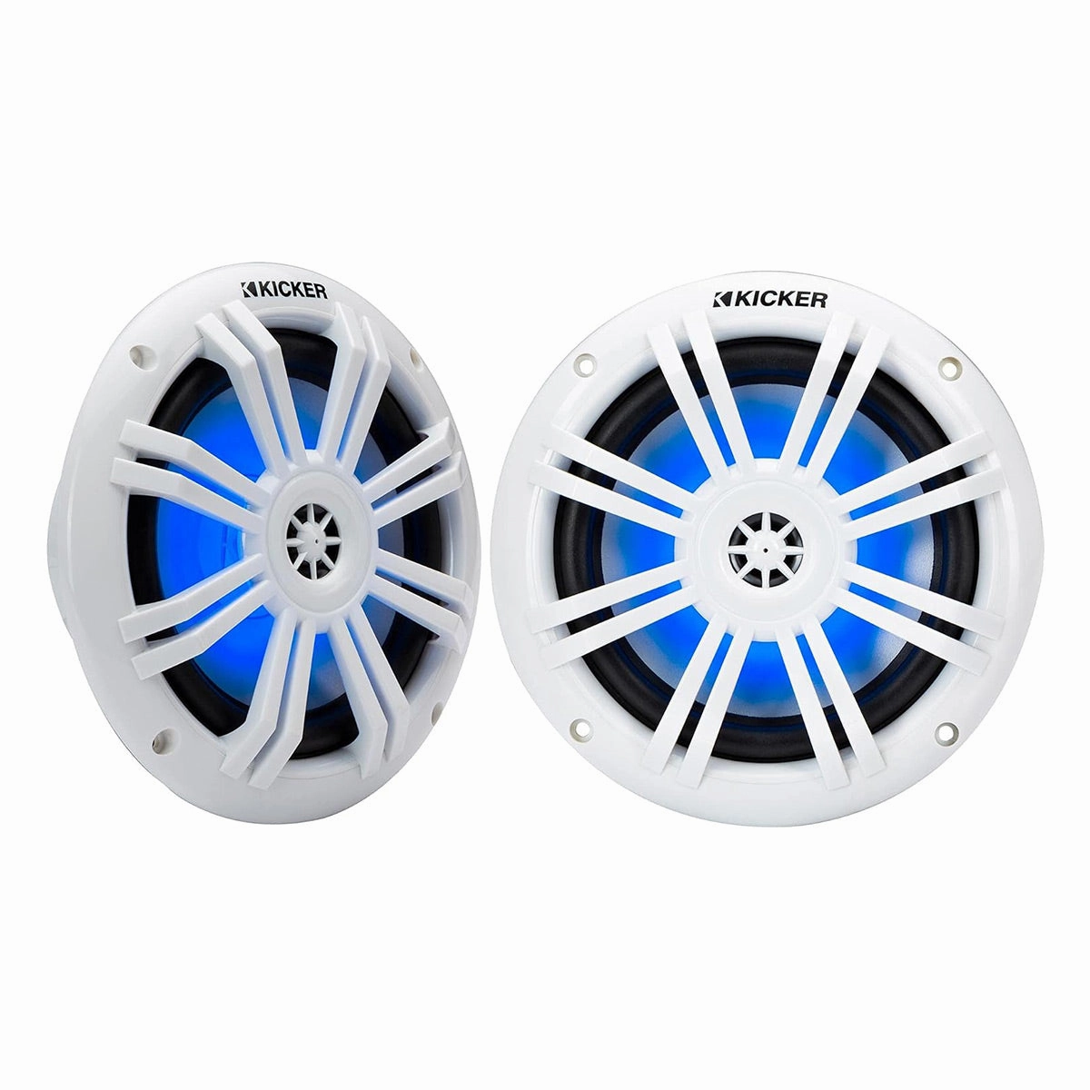 Kicker KM60 4-Ohm 6.5" Marine Coaxial Speakers - Pair Marine speakers & subwoofers,Boat Audio,Nautical Sound Systems