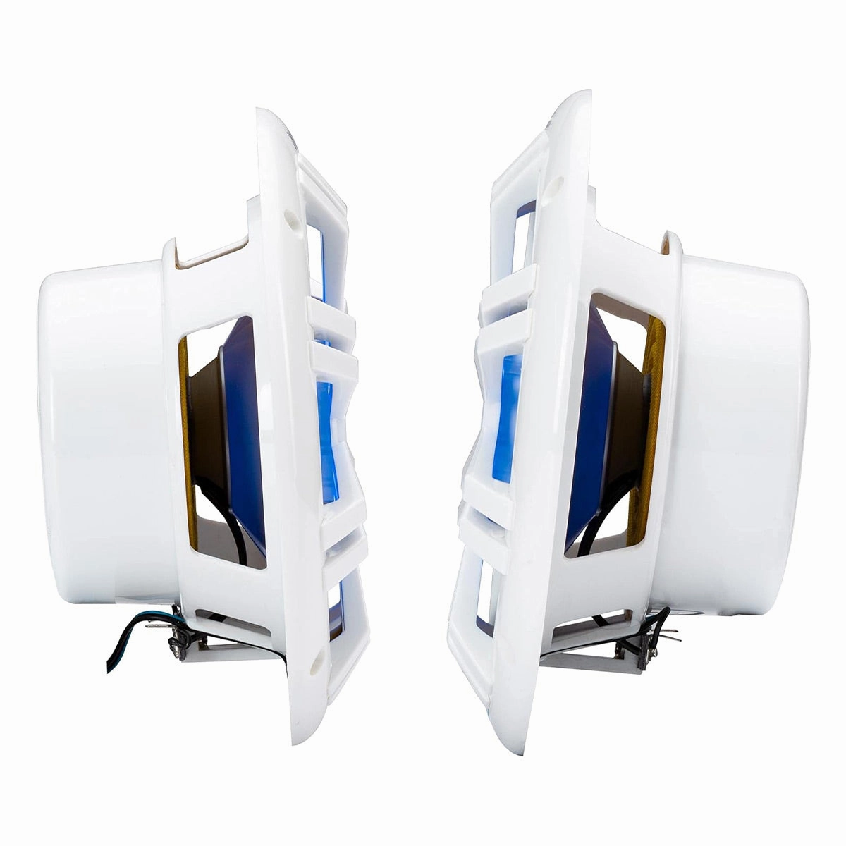Kicker KM60 4-Ohm 6.5" Marine Coaxial Speakers - Pair