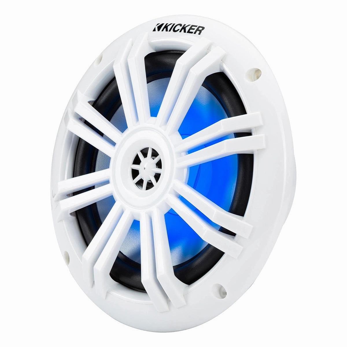 Kicker KM60 4-Ohm 6.5" Marine Coaxial Speakers - Pair