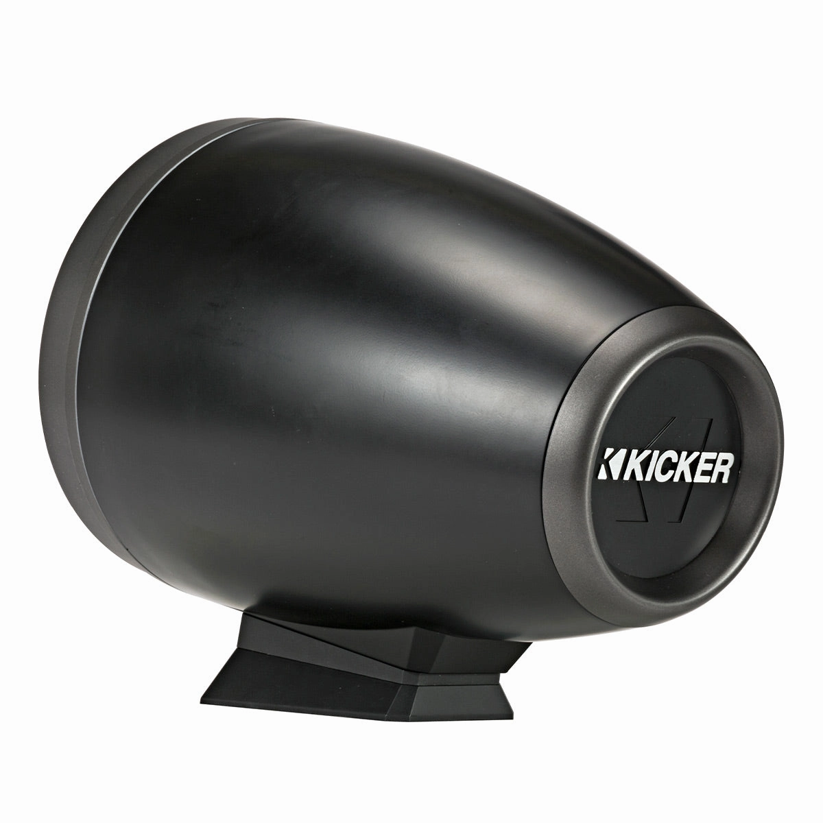 Kicker KMFC65 Flat-Mount Marine Can Speakers - Pair (Black)