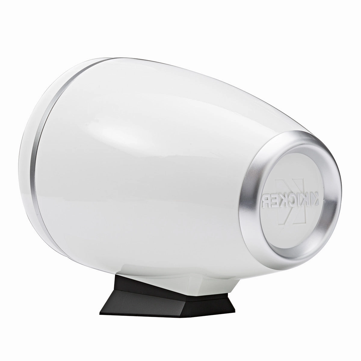 Kicker KMFC65 Flat-Mount Marine Can Speakers - Pair (White)