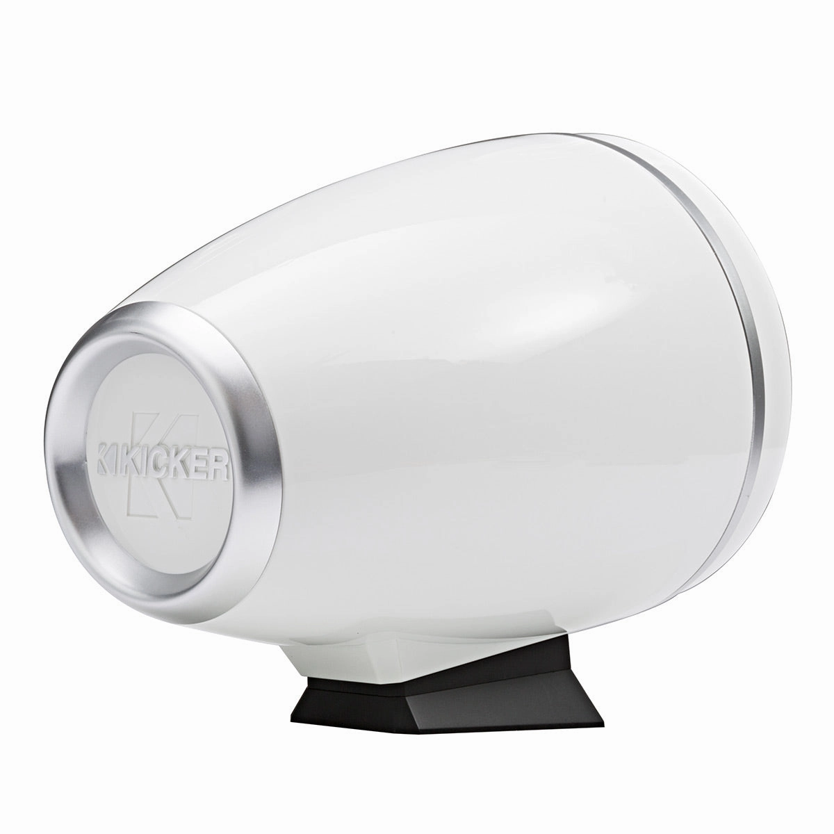 Kicker KMFC65 Flat-Mount Marine Can Speakers - Pair (White)