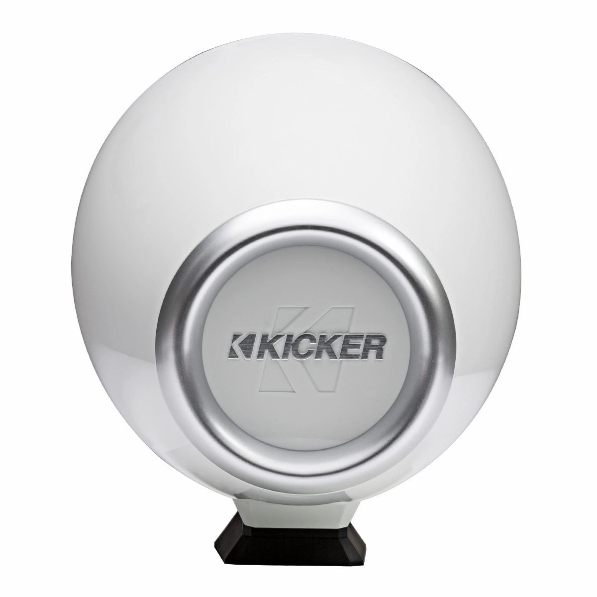 Kicker KMFC8 8" Flat-Mount Marine Can Speakers - Pair (White)
