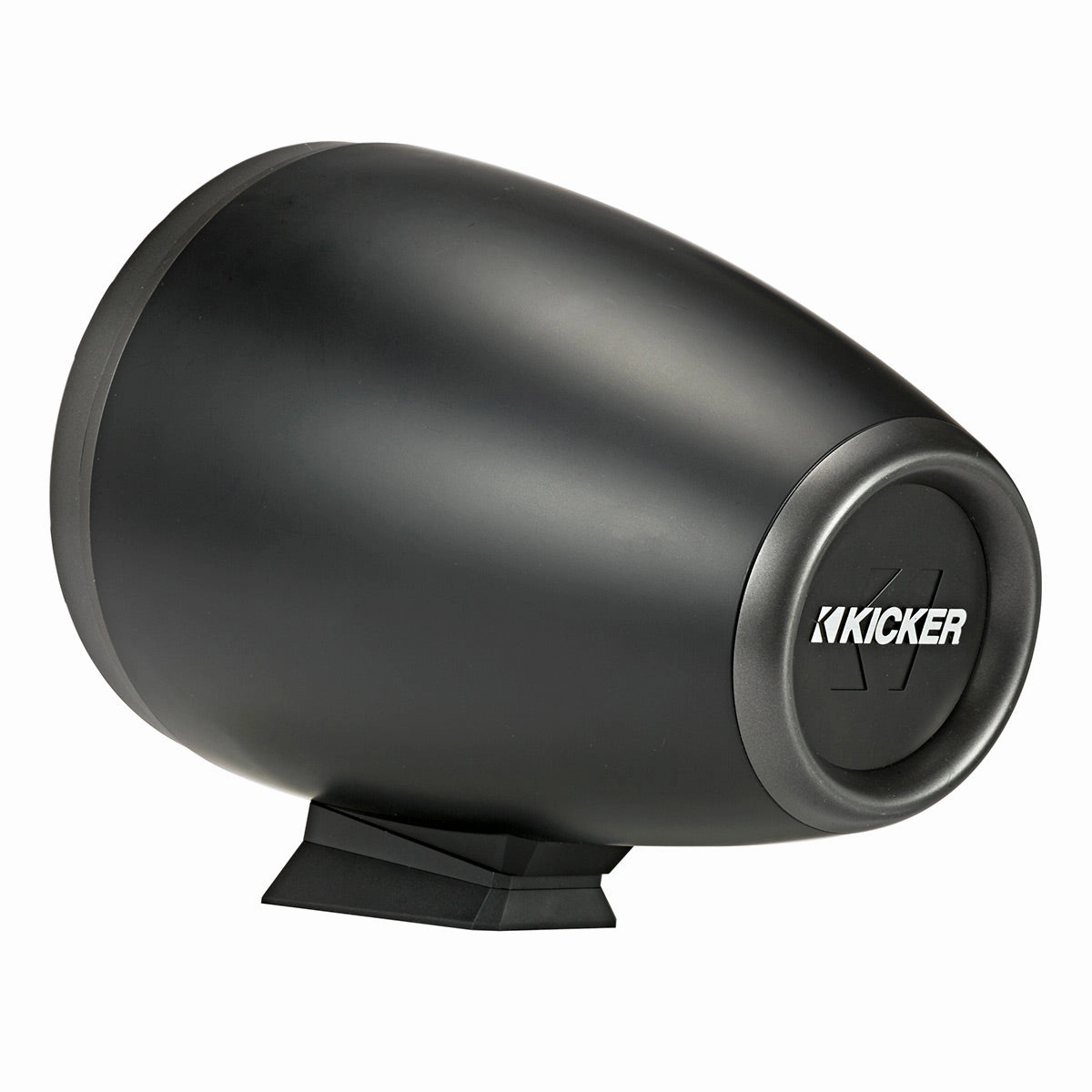 Kicker KMFC8 Flat-Mount Marine Can Speakers - Pair (Black)