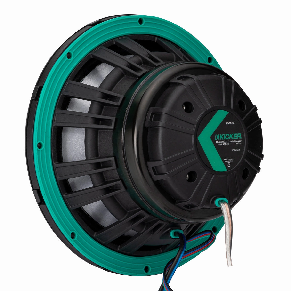 Kicker KMXL65 6.5" Marine Horn Loaded Coaxial Speaker - Pair