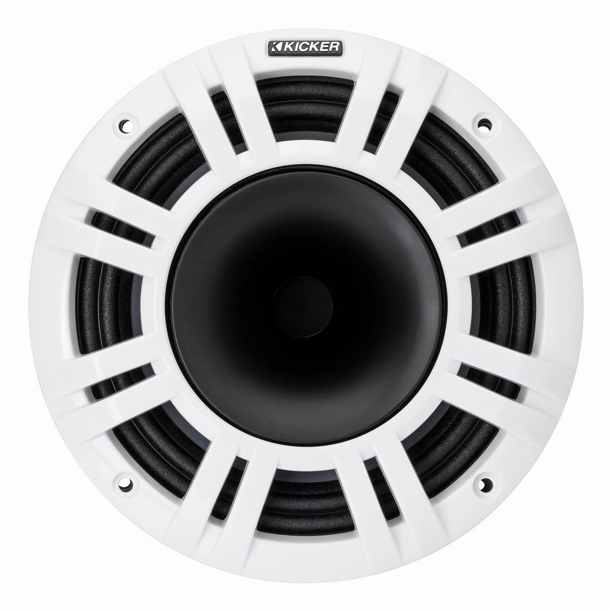 Kicker KMXL65 6.5" Marine Horn Loaded Coaxial Speaker - Pair