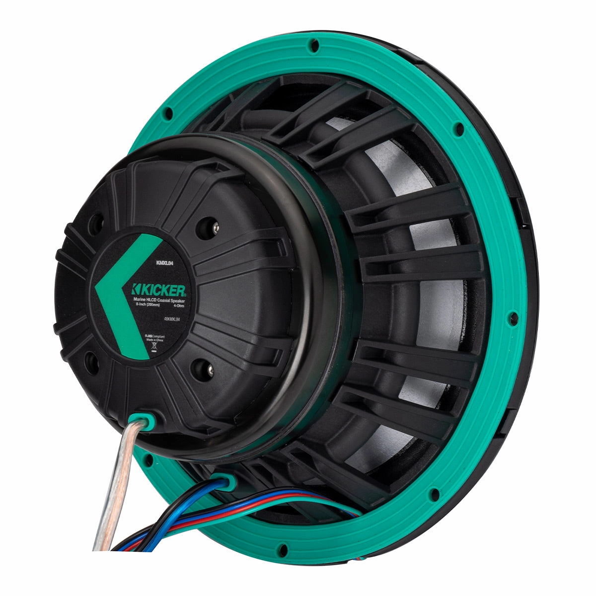 Kicker KMXL65 6.5" Marine Horn Loaded Coaxial Speaker - Pair