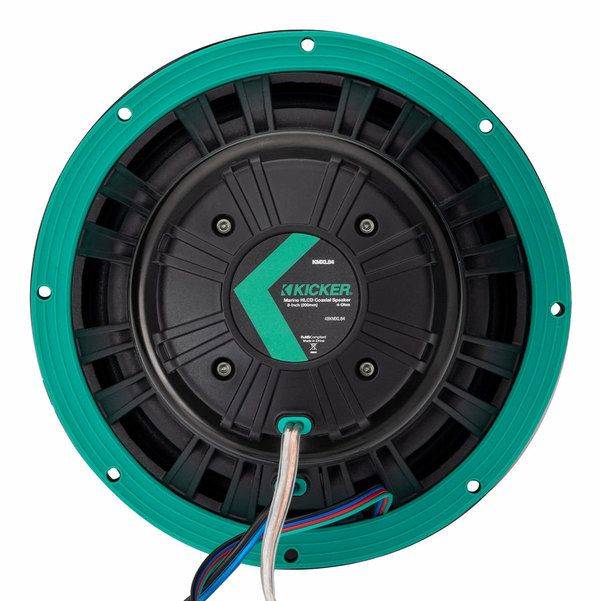 Kicker KMXL65 6.5" Marine Horn Loaded Coaxial Speaker - Pair