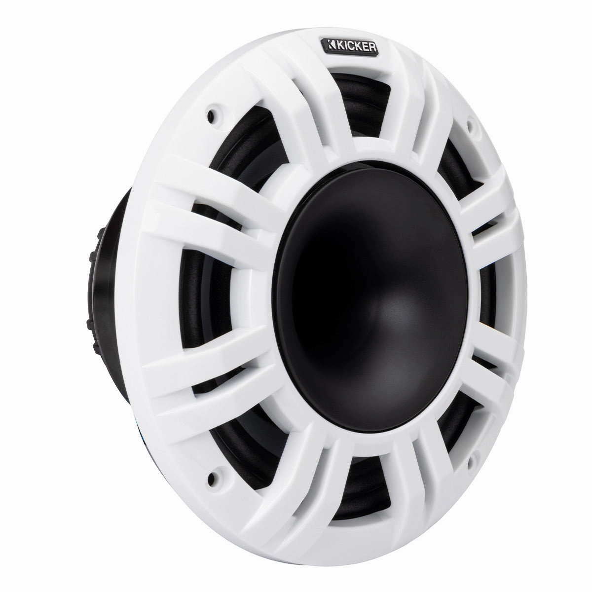 Kicker KMXL8 8" Marine Horn-Loaded Coaxial Speakers - Pair
