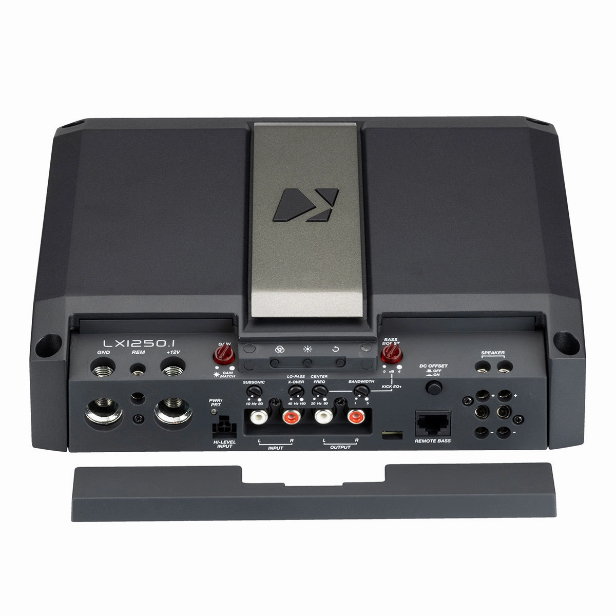 Kicker LX1250.1 Mono Class D Subwoofer Amplifier with Smart Bass