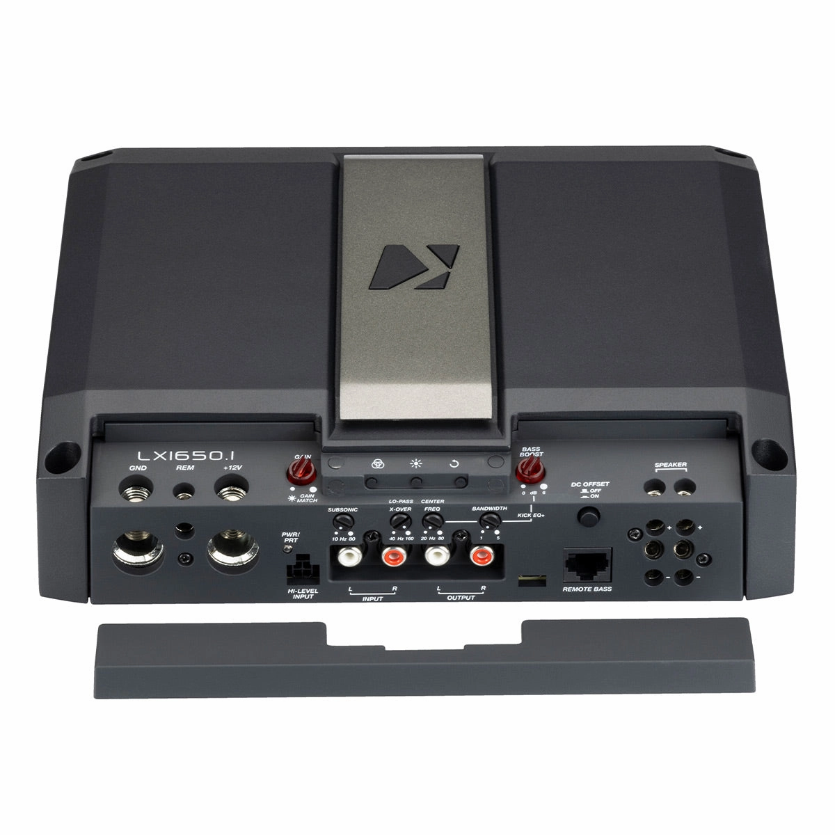 Kicker LX1650.1 Mono Class D Subwoofer Amplifier with Smart Bass