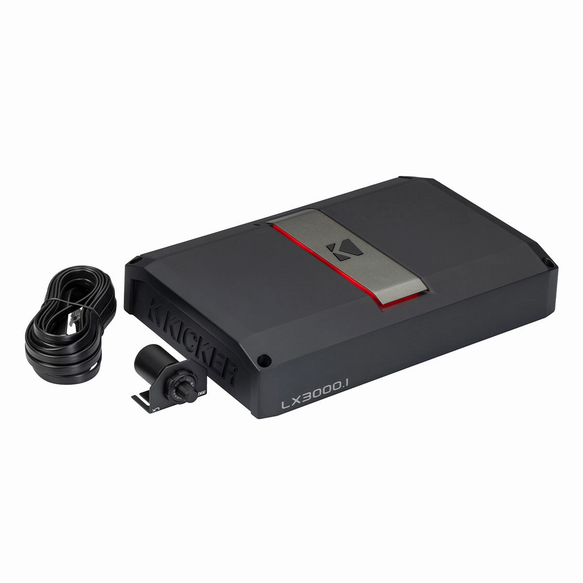 Kicker LX3000.1 Mono Class D Subwoofer Amplifier with Smart Bass Car amplifiers & processors,Car Audio Amps,Vehicle Sound Systems